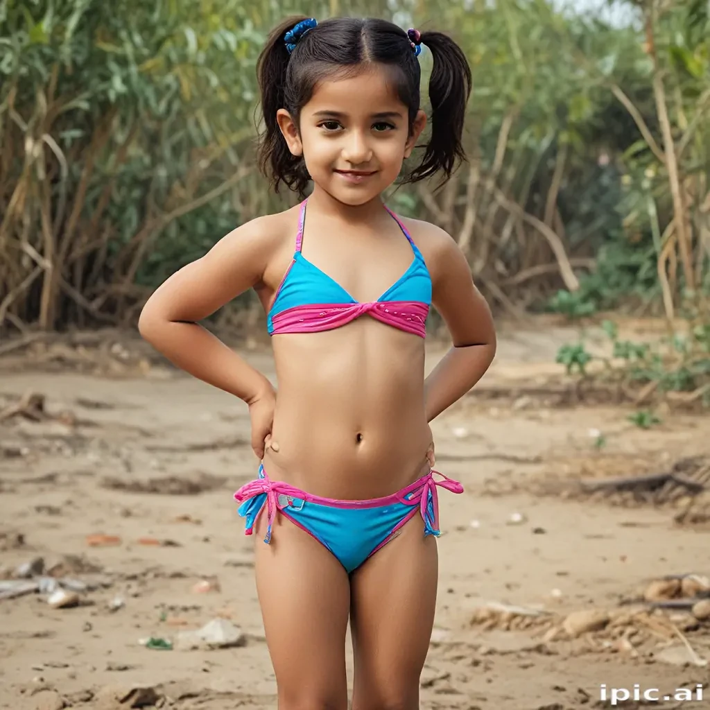 indian kid bikini