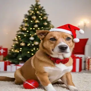 dog christmas photos