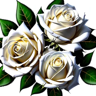 white roses png