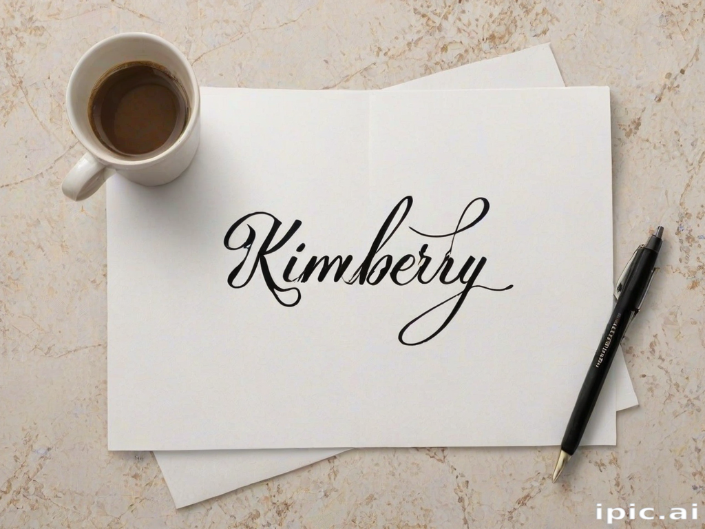 kimberly in cursive