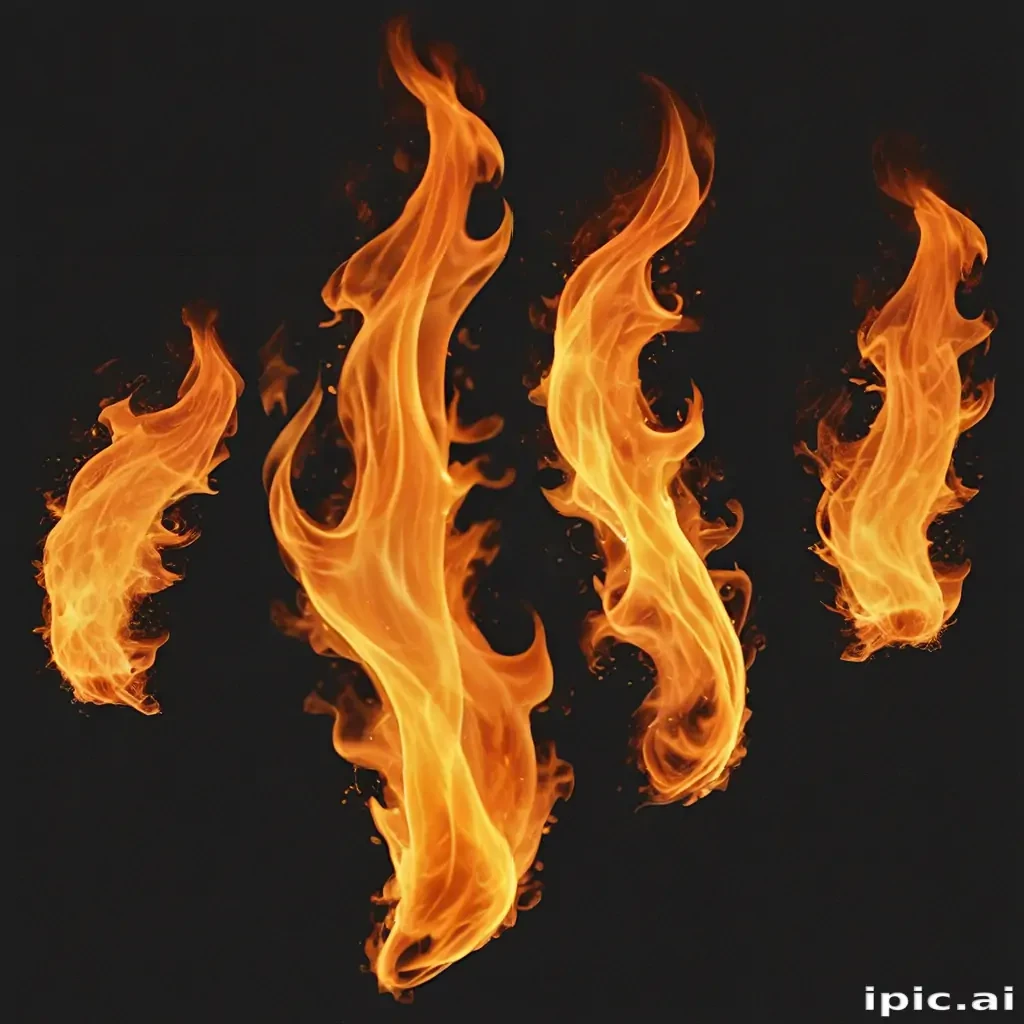 flames transparent background