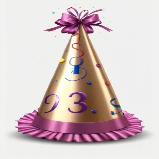 transparent background birthday hat