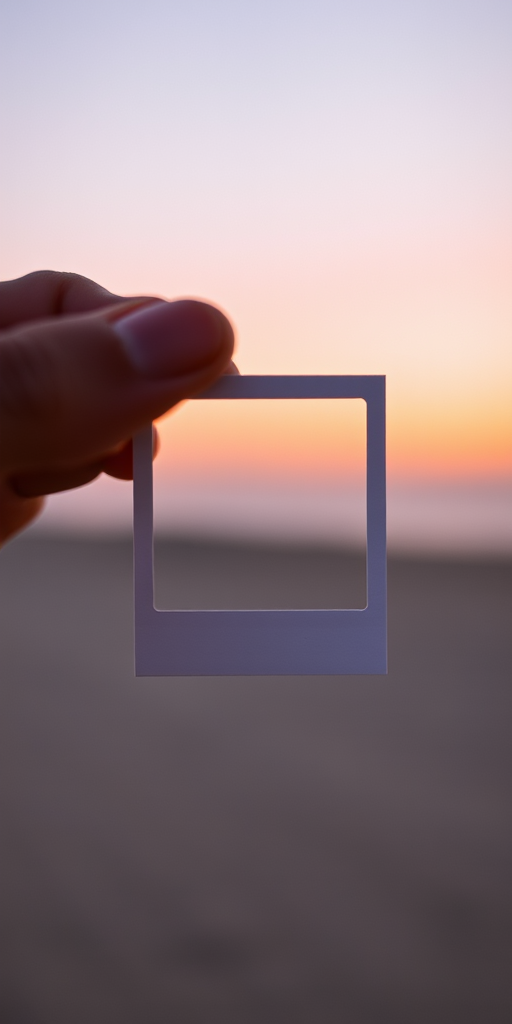 aesthetic polaroid frame