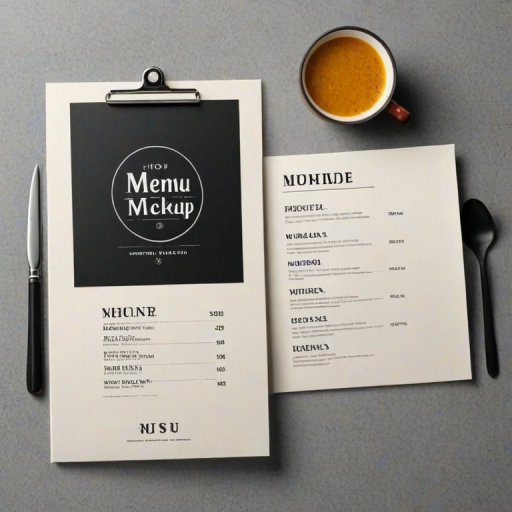 menu mockup free