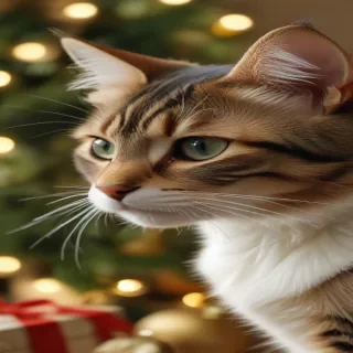 merry christmas cats images