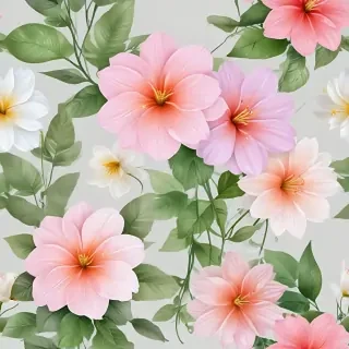 transparent flower background