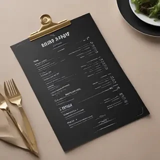 menu mockup free