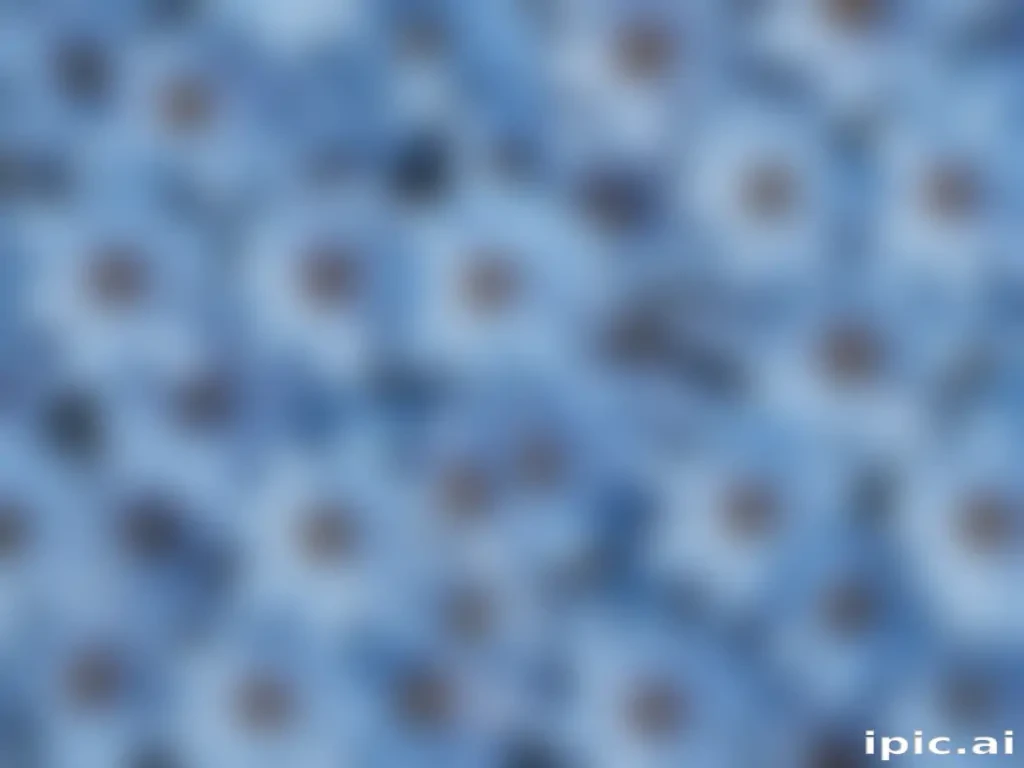 blue flower wallpaper aesthetic