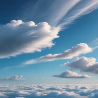 sky blue background
