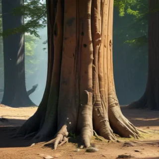 tree trunk tree