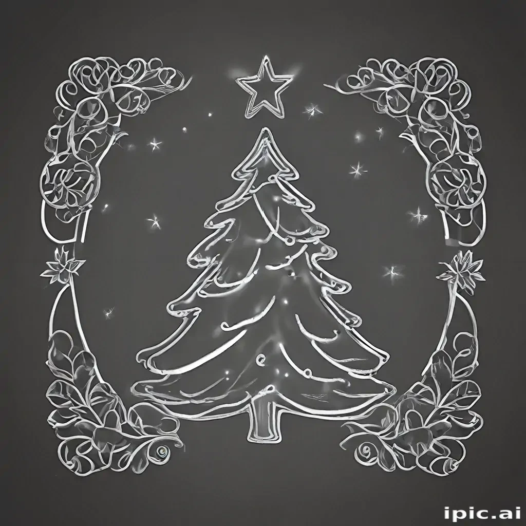 christmas outline