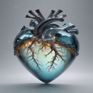 aesthetic transparent heart