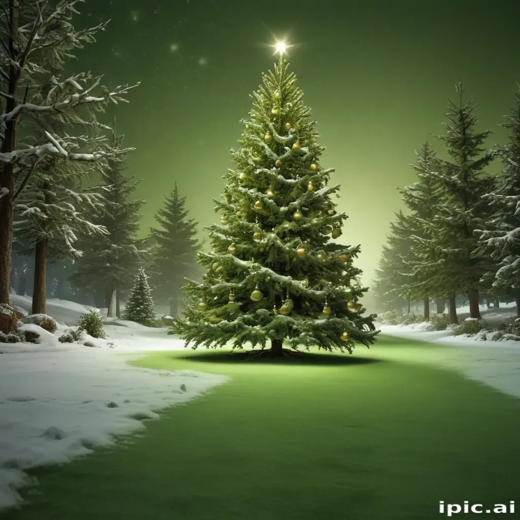 green christmas wallpaper