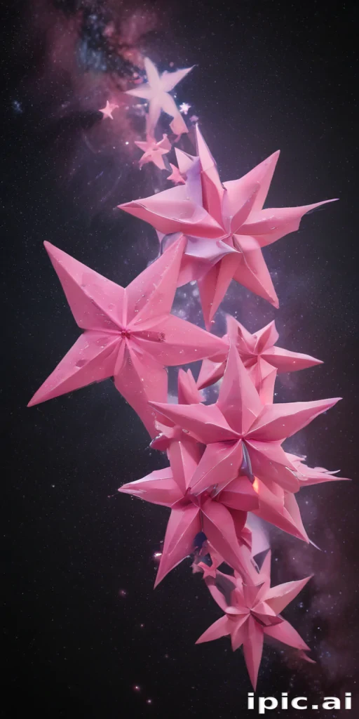 pink stars png