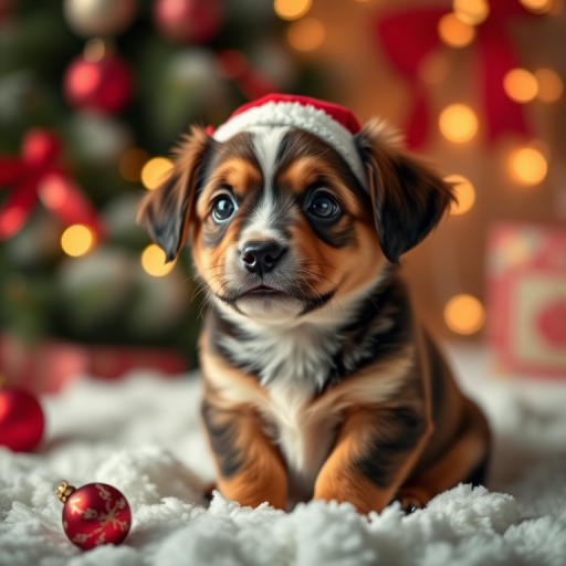 christmas puppy desktop backgrounds