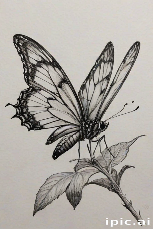 buttefly drawing