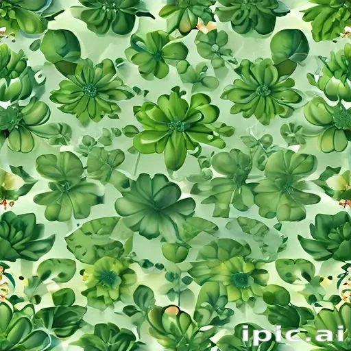 green flower png
