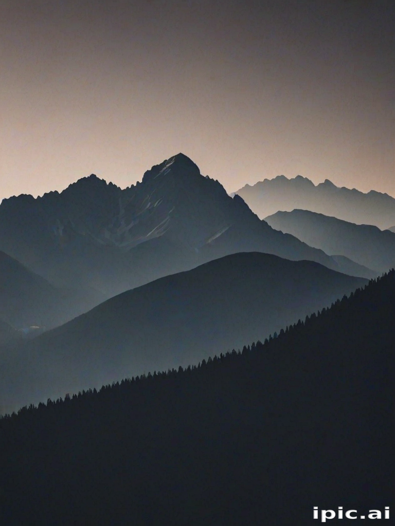 mountain silhouette