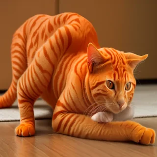 orange cat
