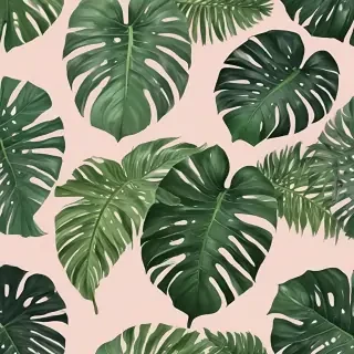 aesthetic monstera wallpaper