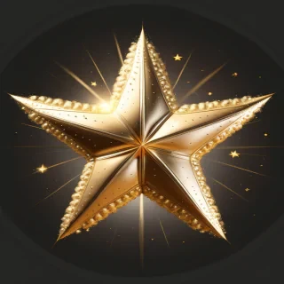 golden star transparent