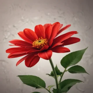 red flower bg