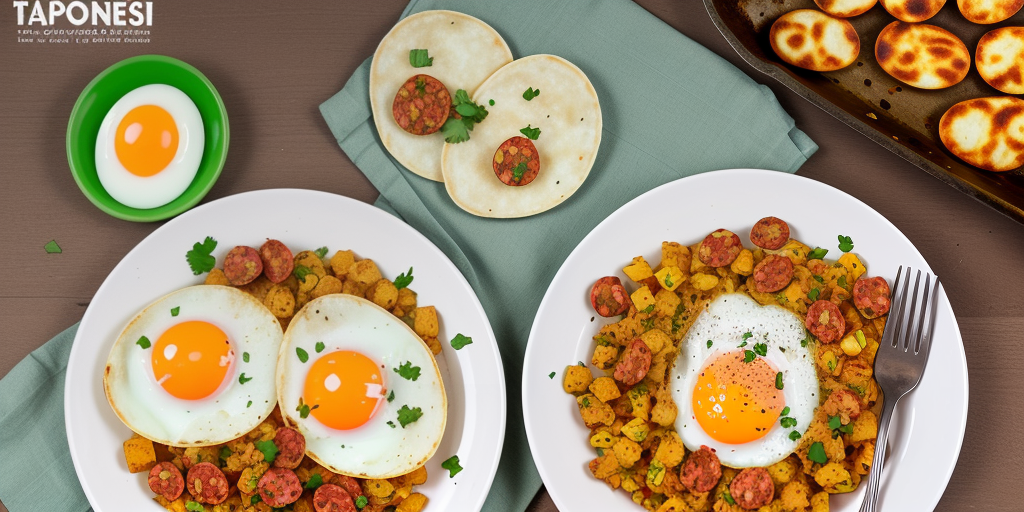 papas con chorizo y huevo