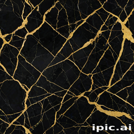 black and gold marble background