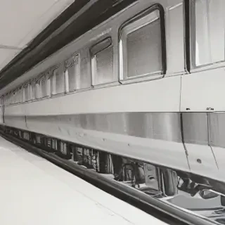 train sketch