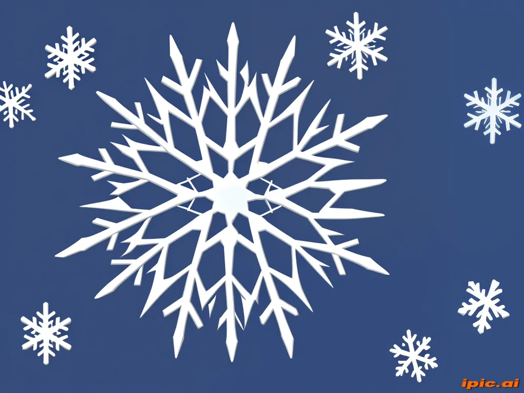 snowflake clipart with transparent background