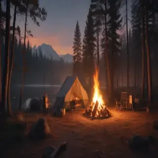 camping background