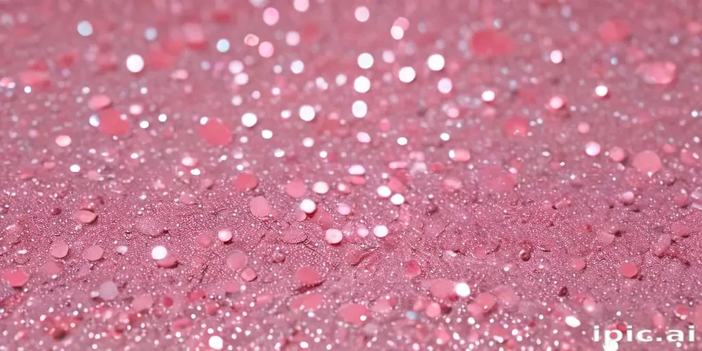 pink glitter aesthetic