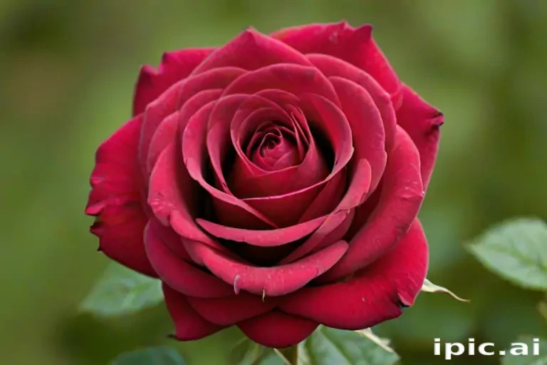 image of a red rose