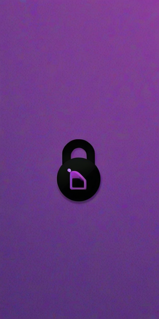 purple lockscreen