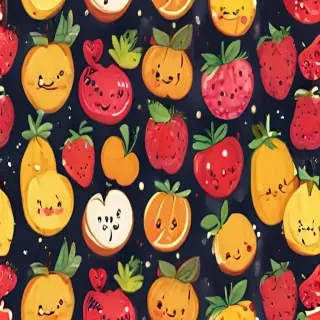 cute fruit backgrounds