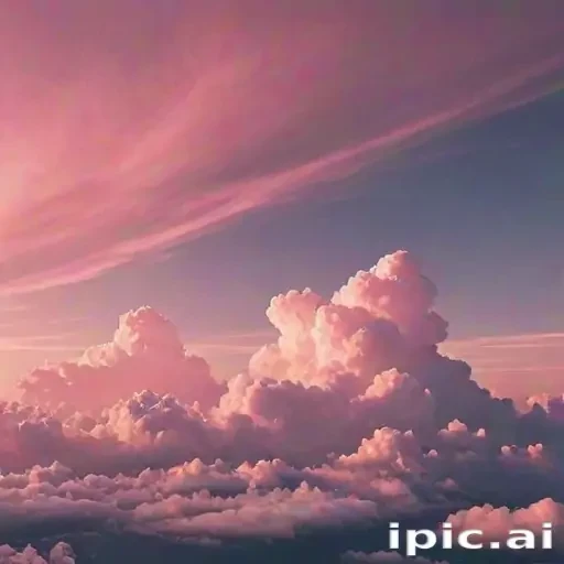 aesthetic pink clouds