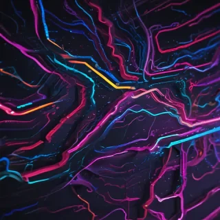 neon wallpaper iphone