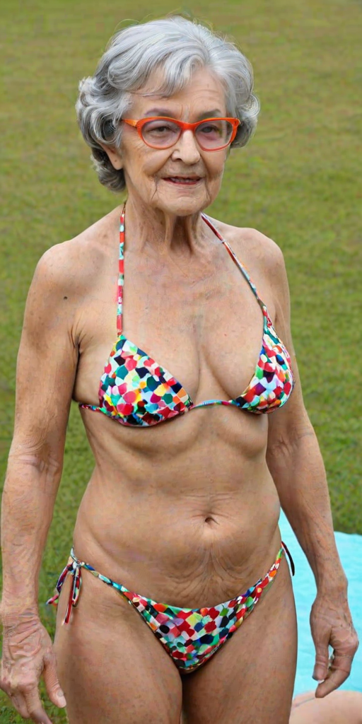 granny micro bikini