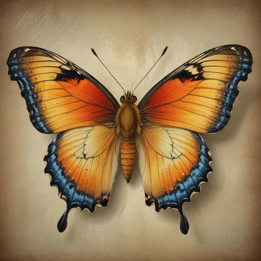 vintage butterfly illustration