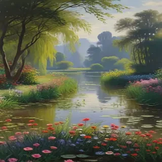 monet paintings wallpaper