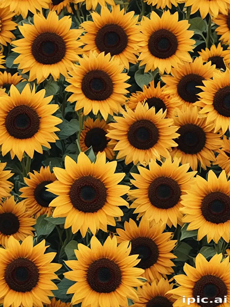 sunflower backgrounds aesthetic