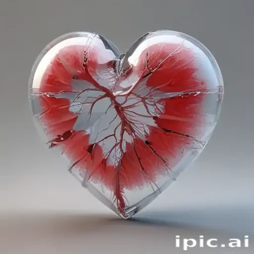 transparent broken heart