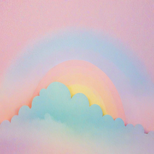pastel rainbow bg
