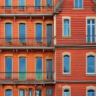 background of a house