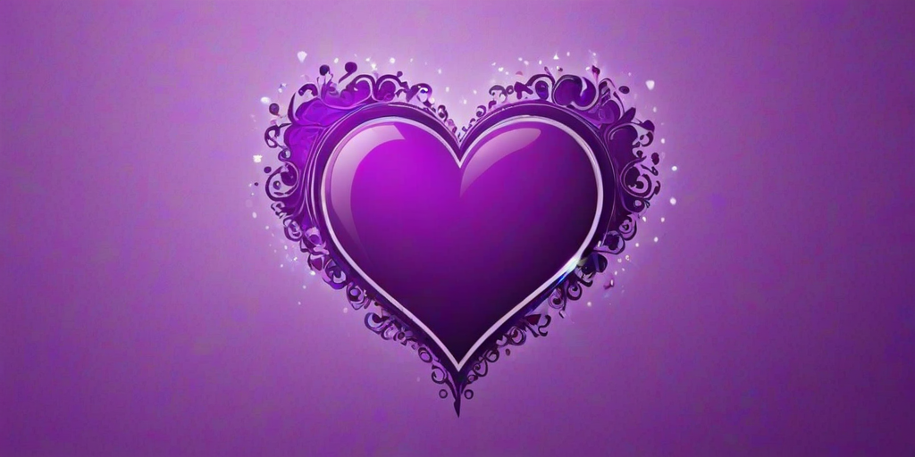 heart purple wallpaper