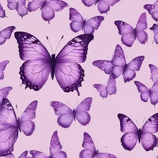 purple butterfly clipart