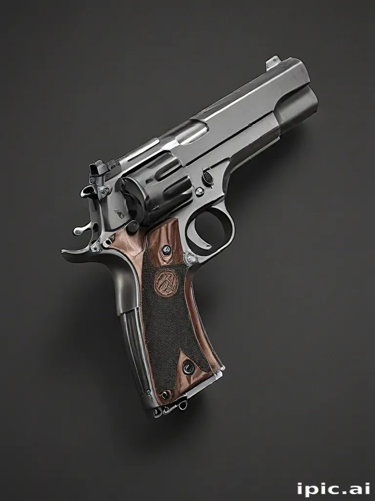 gun no background