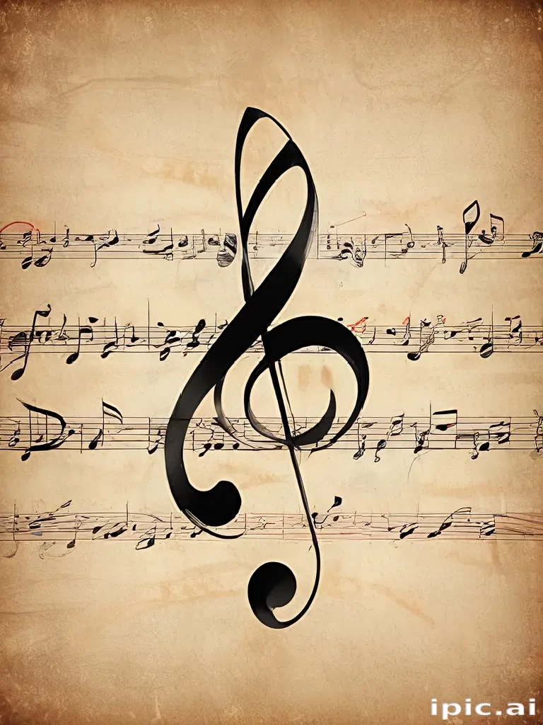 notes music background