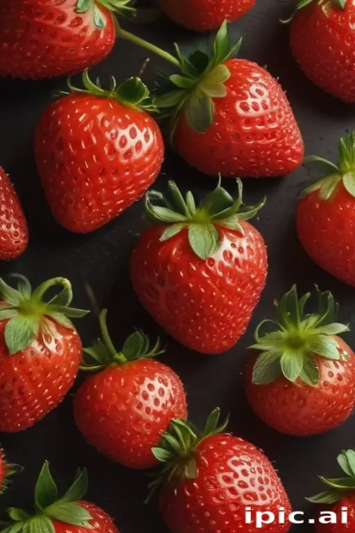 strawberry background aesthetic
