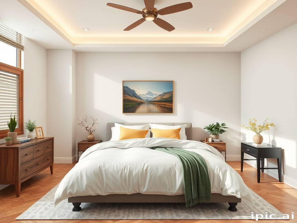 background of a bedroom